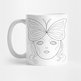 Butterfly Head Mug